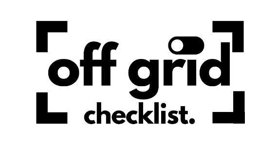 Off Grid Checklist